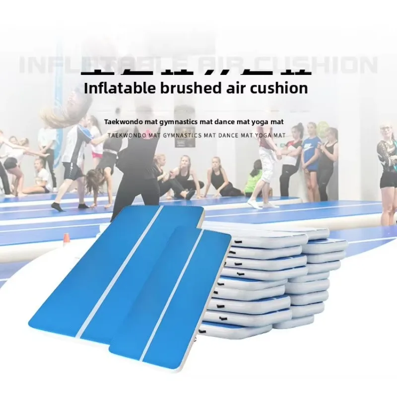 Aufblasbare PVC-Yogamatte - Tragbare Wasserdichte Anpassbare Option für Gymnastik, Tanz, Taekwondo, Kampfsport, Salto-Luftmatratze