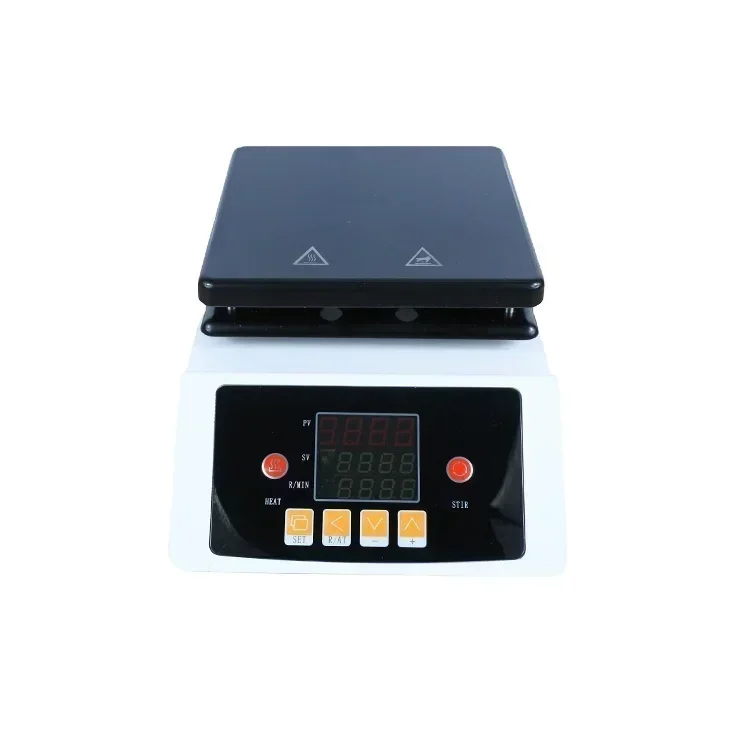 7*7 بوصة ZNCLBS1280 15L شاشة ديجيتال لوحة سيراميك مختبر التدفئة محرك مغناطيسي #3