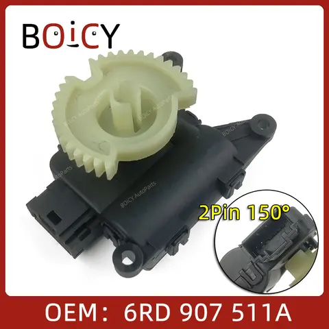 BOICY Air Conditioning Heater Flap Actuator Motor for VW Polo Skoda Fabia 2008-2015 6RD907511A 6RD 907 511A 6R1907511A 6R1907511