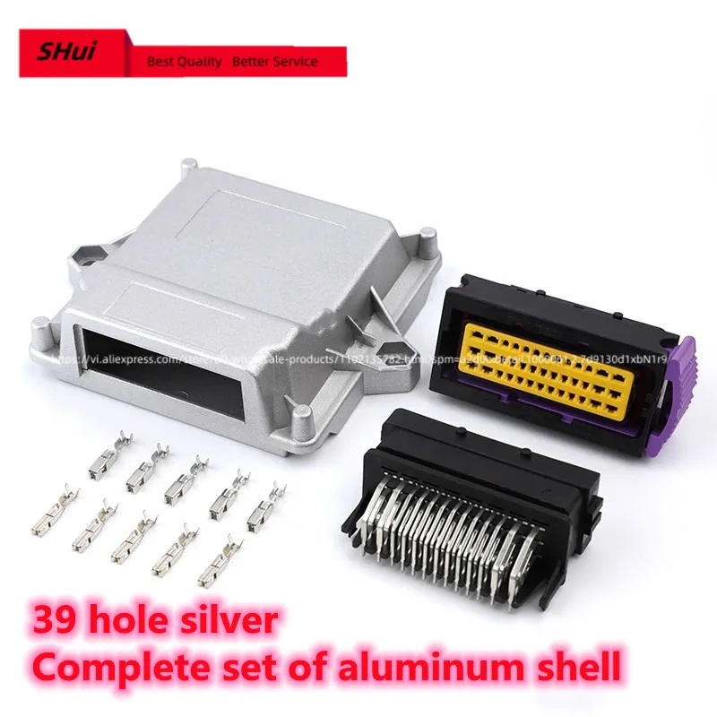 39P39 pin aluminum casing ECU casing electronic control unit connector casing controller board PCB circuit board