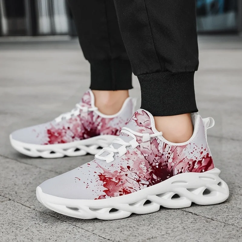 

YRZL 2025 Mens Athletic Shoes Man Gym Training Sneakers Lightweight Breathable Non Slip Comfortable Walking Shoes Casual Sport