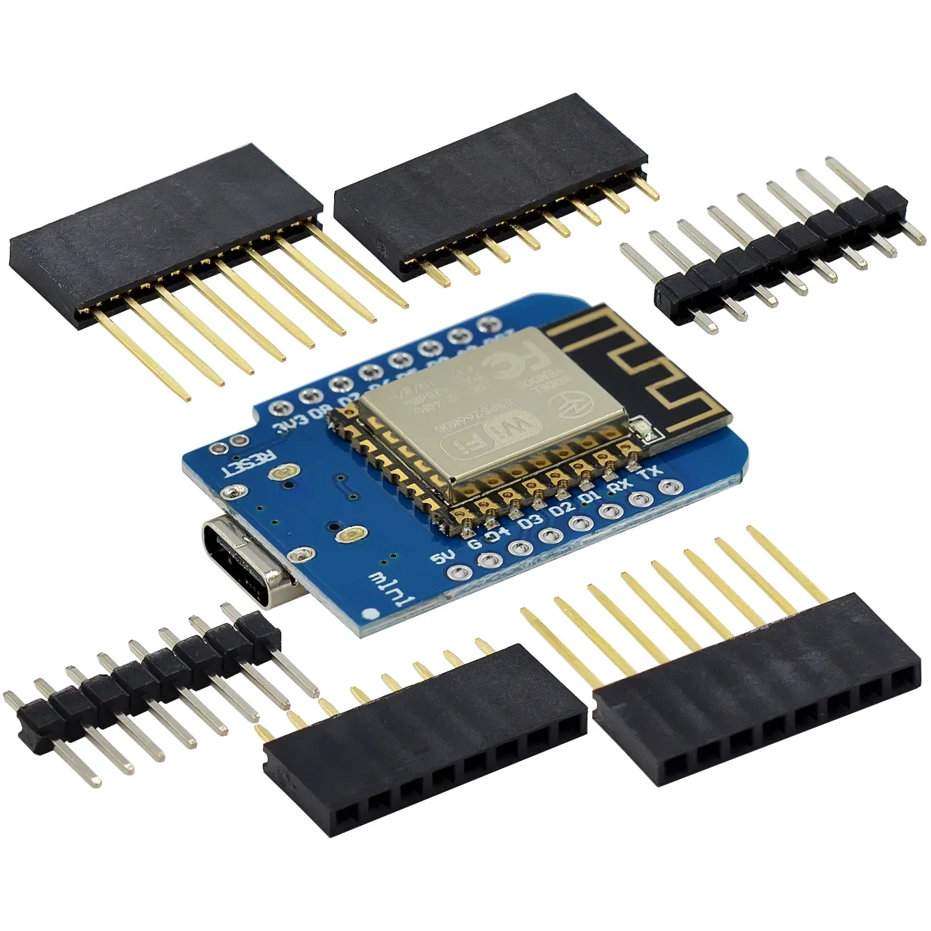 ESP8266 ESP-12 ESP12  D1 Mini Module  D1 Mini WiFi Development Board Micro USB 3.3V Based On ESP-8266EX 11 Digital Pin