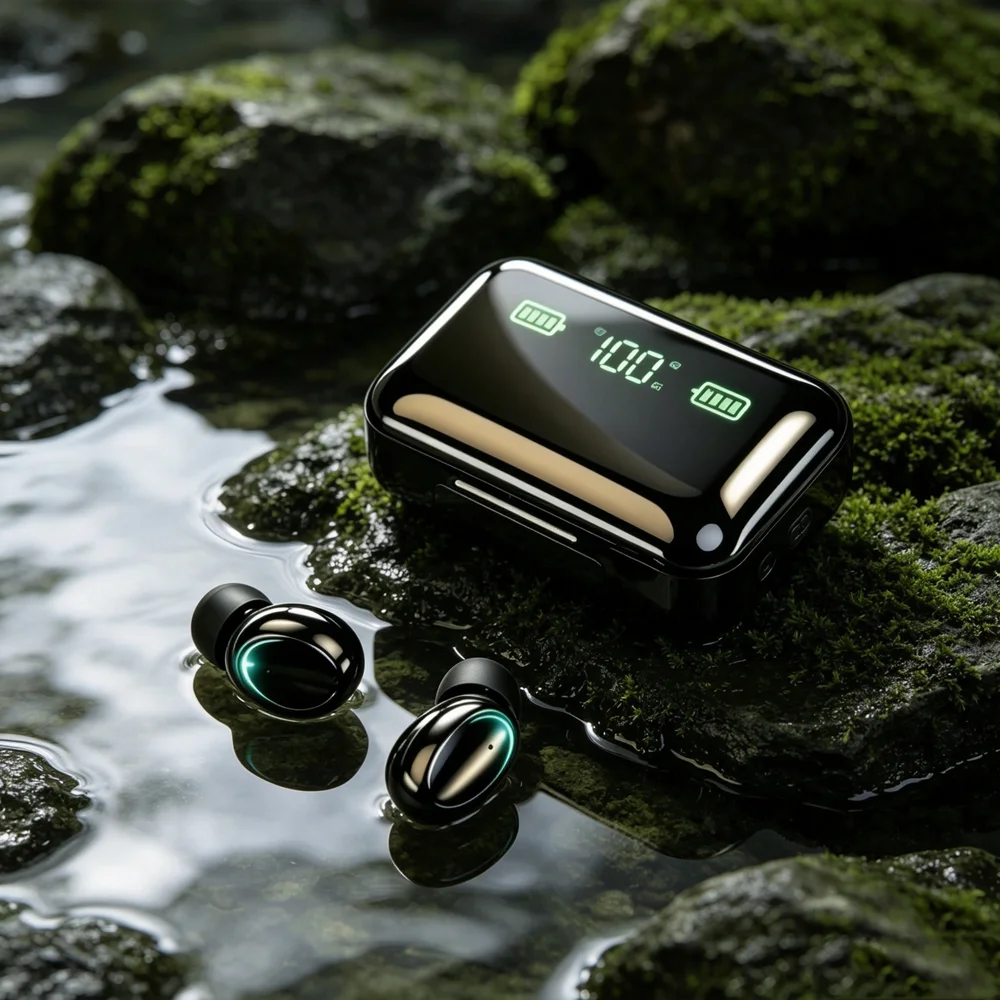 TWS Bluetooth Earbuds Bluetooth Earphones Wireless Bluetooth Headphones Provide Complete Freedom of Movement for Active Users