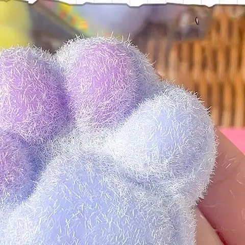 Pinching Cat Paw Funny New Sticky Cute Squeeze Cat Paw Toys Soft Abreact Relief Relax Sticky Toys Gift Decompressing Toy