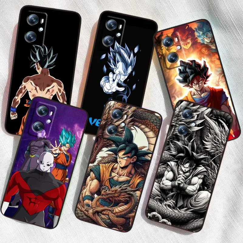 

Dragon Ball Goku Jiren Team For OPPO Reno 5 6 7 A96 A40 A58 Realme GT A74 A78 Neo2 A74 A78 Find X5 X3 X7 X8 Black Phone Case
