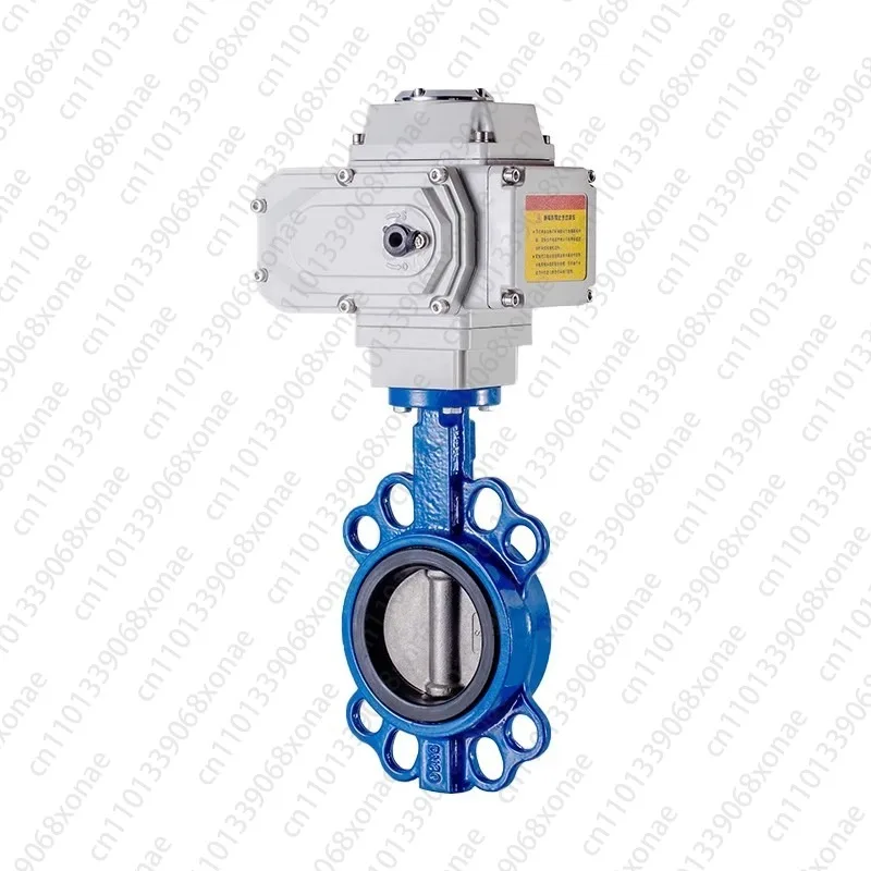 

Electric Butterfly Valve D971X-16 Wafer Soft Seal Water Valve Actuator Valve DN50 65 80