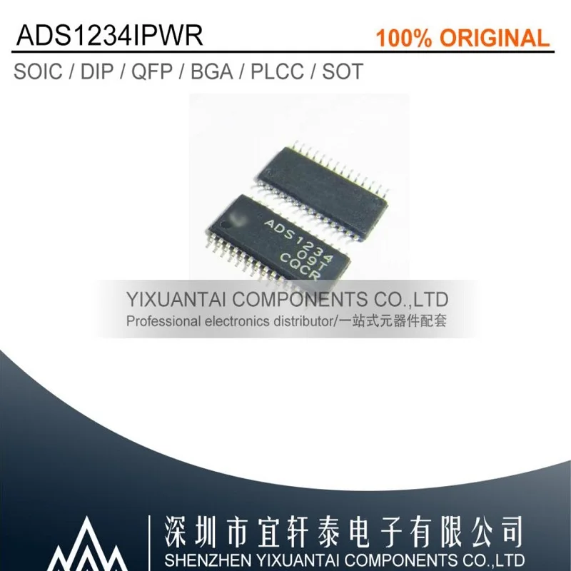 ADS1234IPWR   ADS1234   IC ADC 24BIT SIGMA-DELTA 28TSSOP   TSSOP28 NEW