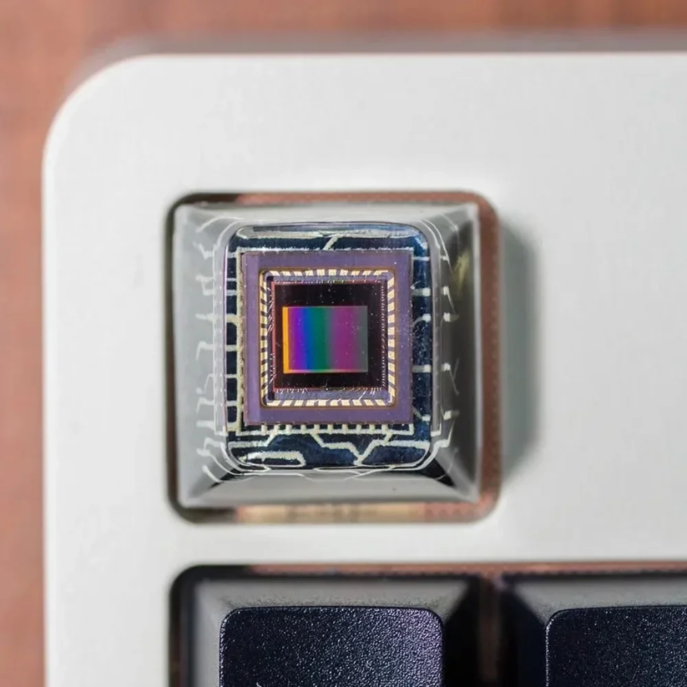 CMOS Chip Theme Tastenkappen Custom Cherry/OEM/SA ESC R4/R1 Artisan Key Caps Mechanische Tastatur Spielzubehör Resin Point Tastenkappen