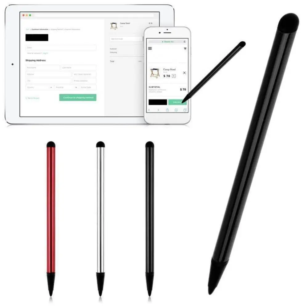 Universal Tablet Touch Screen Stylus, Caneta Telefone para Android, Transporte da gota, 3Pcs
