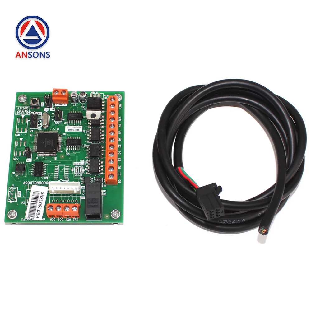 Placa de conversión de protocolo PCB de interfaz de señal BA de ascensor RS485 A904708B000G01 con Cable Ansons repuestos de ascensor