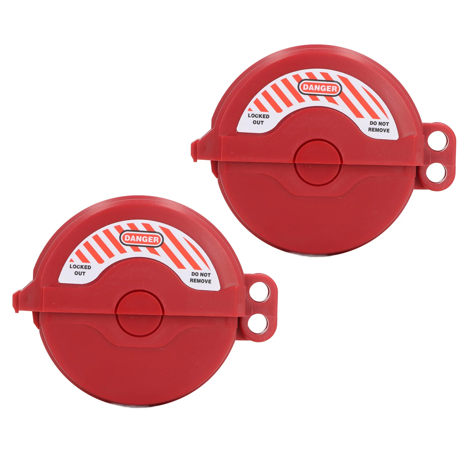 2 Pcs Gate Valve Lockout Device PA High Impact Resistance Valve Lockout for 1 to 2 1/2 Inch Diameter Handles