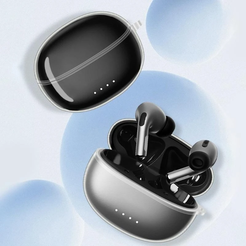 Cubierta concha manga piel suave TPU para lp5 auriculares antislip inoportuno caja impermeable