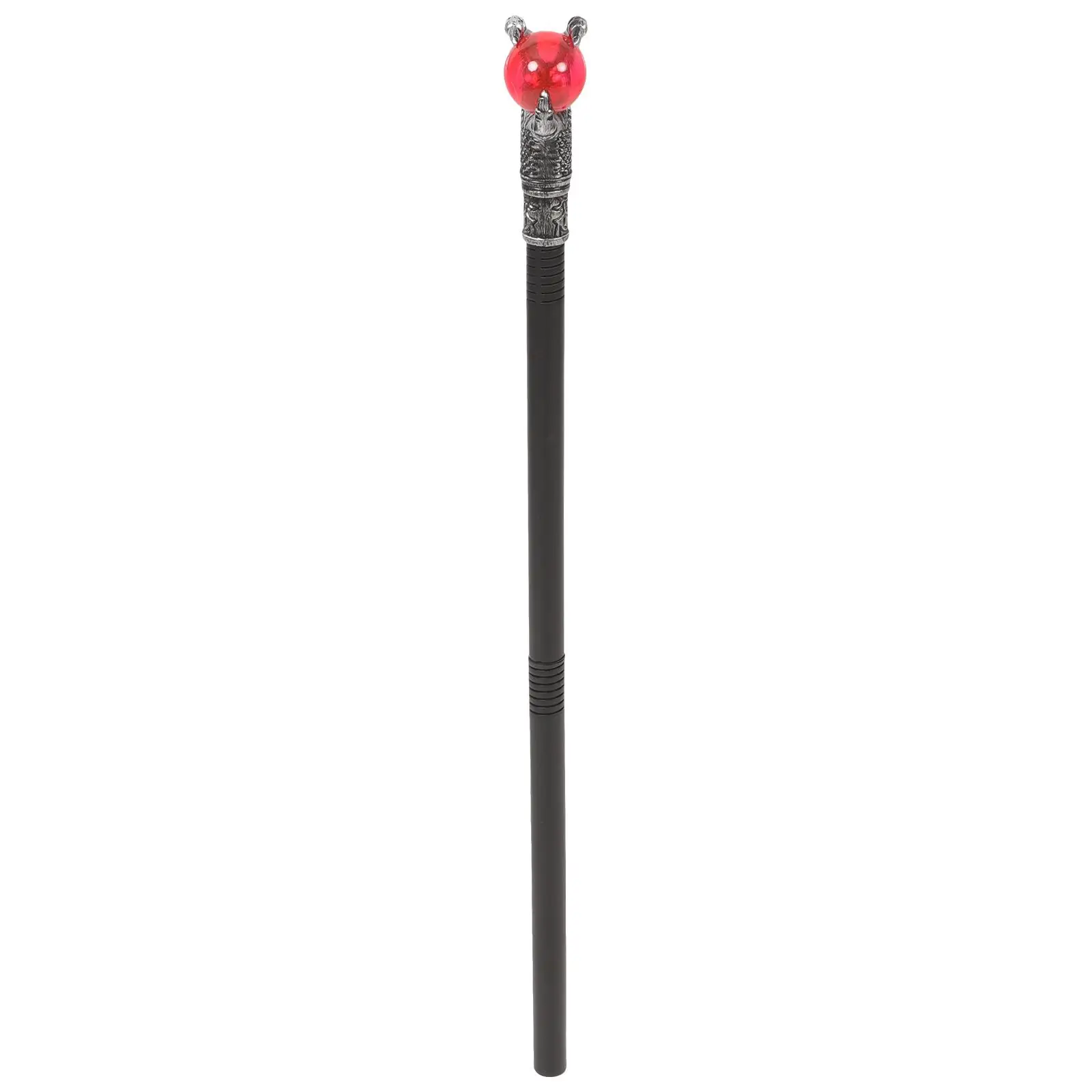 

King Scepter Toy for Kids Cosplay Cane Prop Decorations Halloween Walking Stick Plastic Wand Child