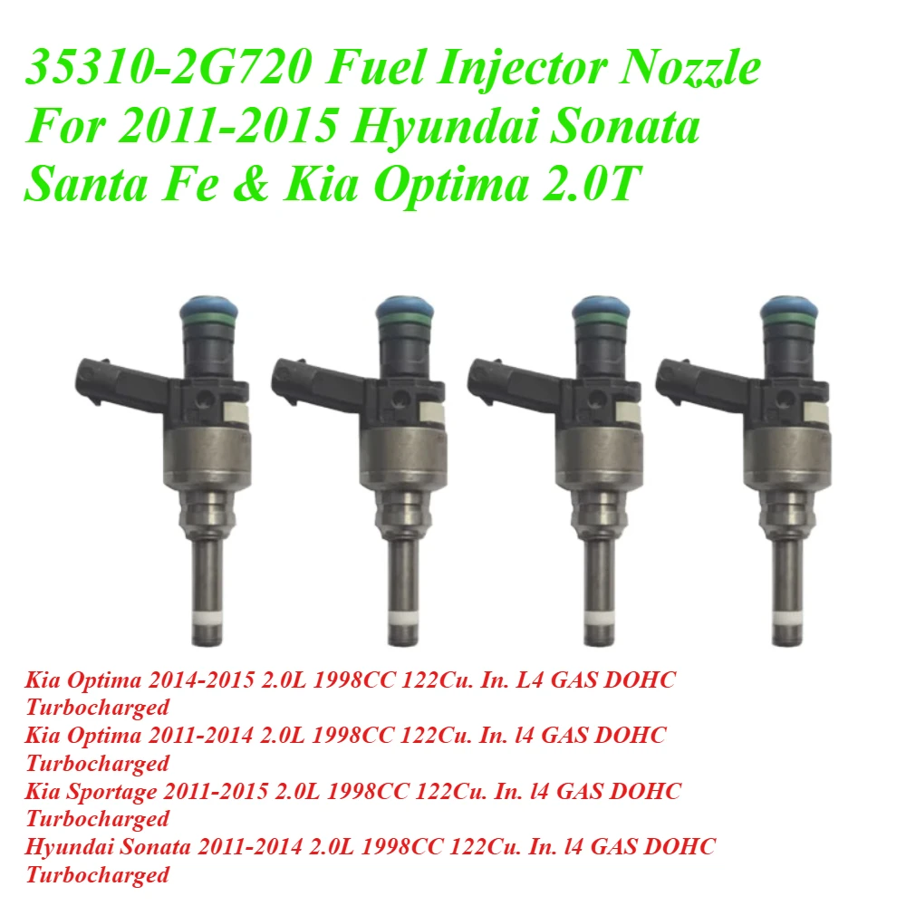 

35310-2G720 Fuel Injector Nozzle For 2011-2015 Hyundai Sonata Santa Fe & Kia Optima 2.0T