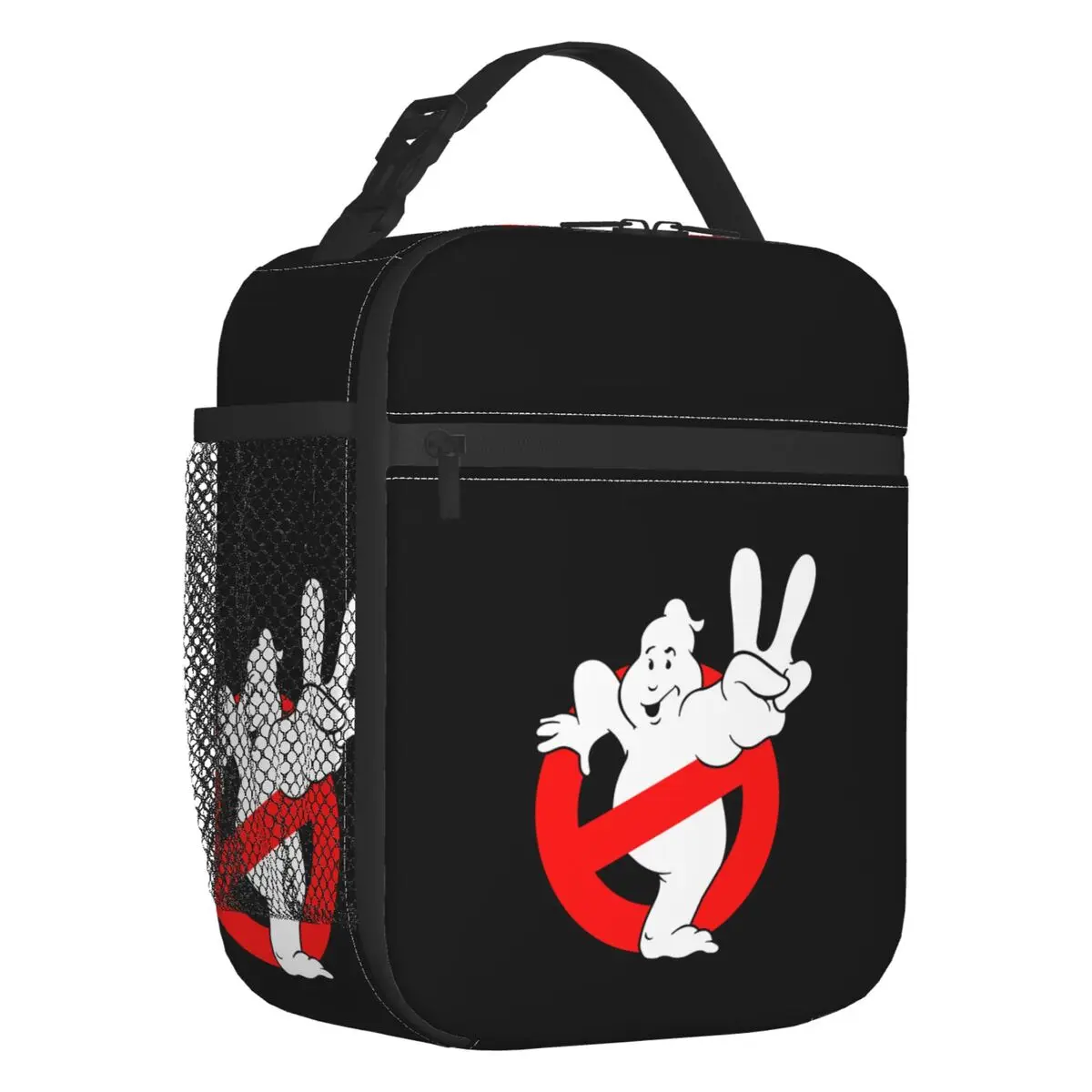 Ghost Buster Insulated Lunch Bag for Women Portable Supernatural Comedy Film Thermal Cooler Bento Box Beach Camping Travel