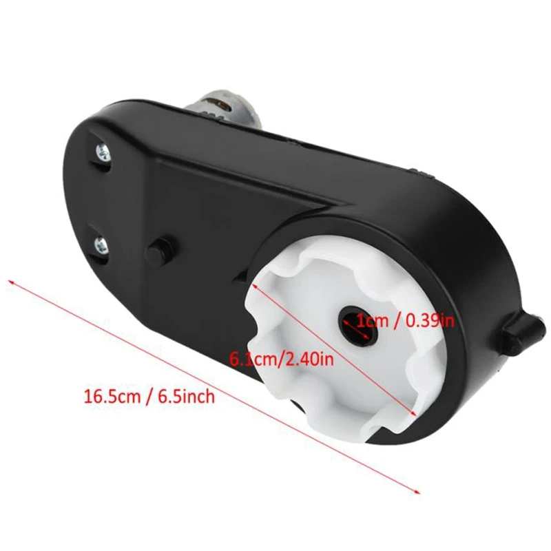 RS390 Electric Motor Gearbox 12V 15000RPM Car DC Motor Gear Box for Kids Electric Off-Road Vehicle Car Toy