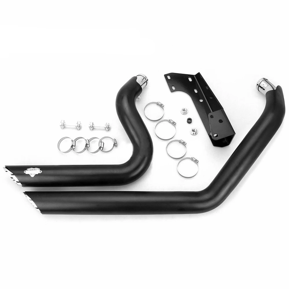 

STLFMotorcycle Exhaust Mufflers for Harley Iron 883 Sportster Xl883 Xl1200 2014-up Short Shots Exhaust Pipes for Harley