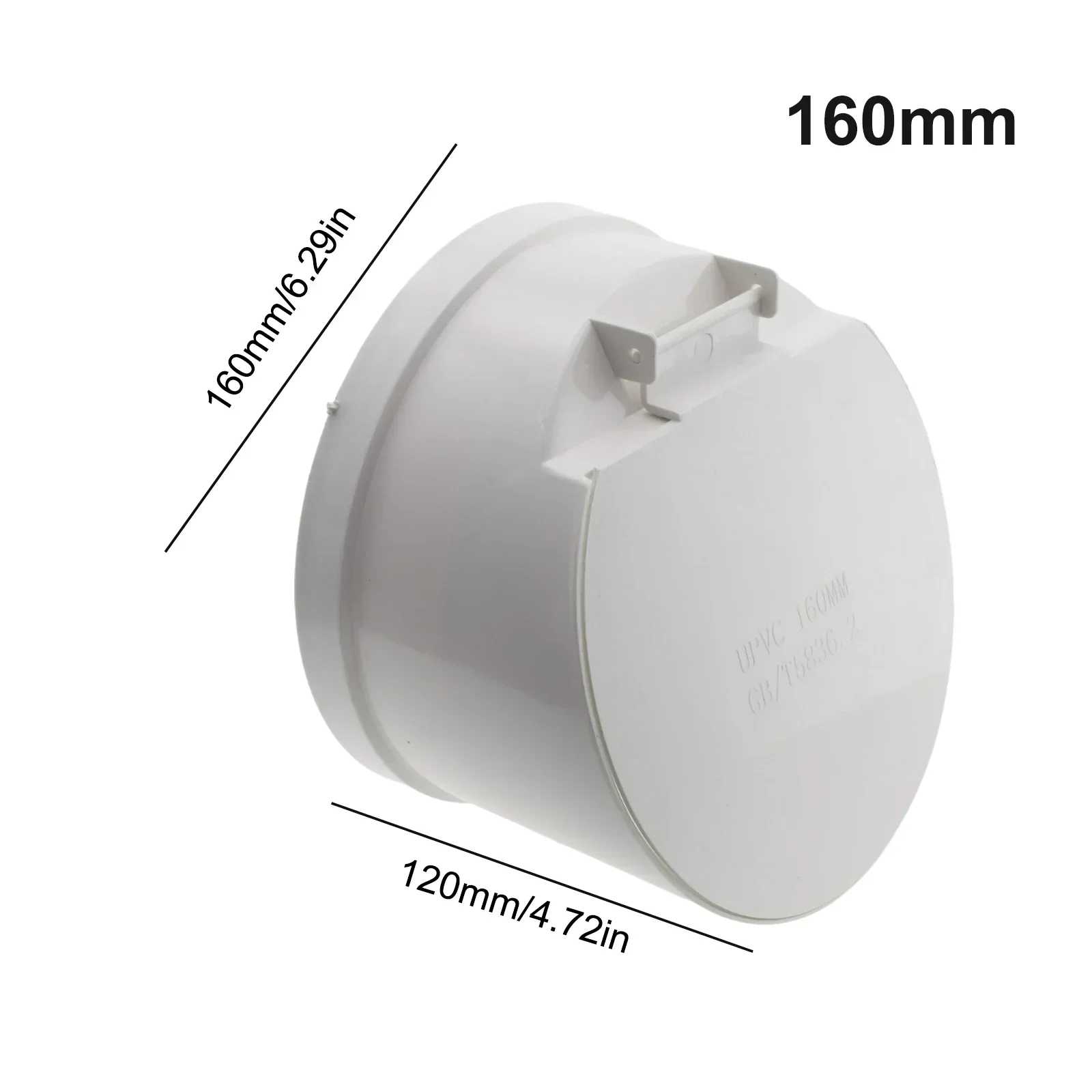 1pc coperchio del tubo di drenaggio 50-160mm tubo di drenaggio in PVC scarichi a pavimento chiusura automatica coperchio della valvola di spostamento accessori per la casa