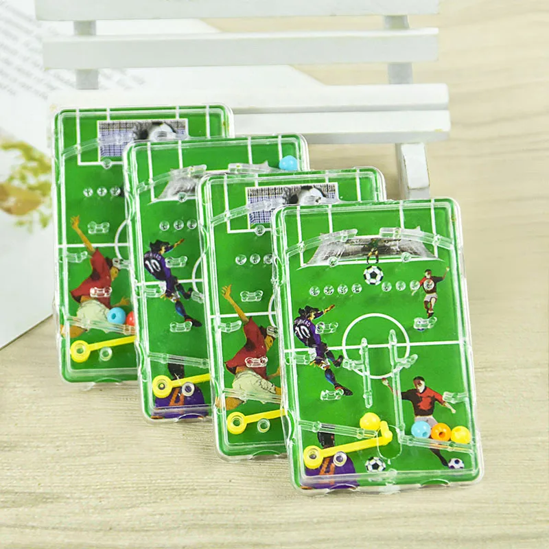 10pcs Football Maze Game Early Educational Toy for Kids Birthday Party Decoration Favors Boys Girls Soccer Toy Gift Bag Giveaway