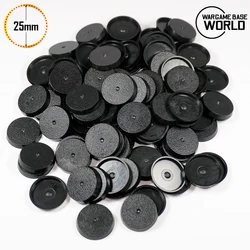 25mm Round Plastic Bases for Gaming Miniatures and Table Games