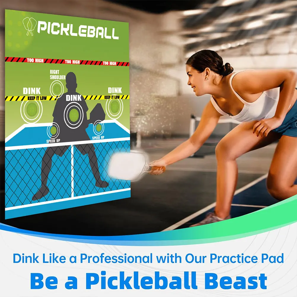 

Pickleball Rebounder Training Aid Bouncing Training Aid Pickleball Training Dink Pad for Outdoor & Indoor Court Use