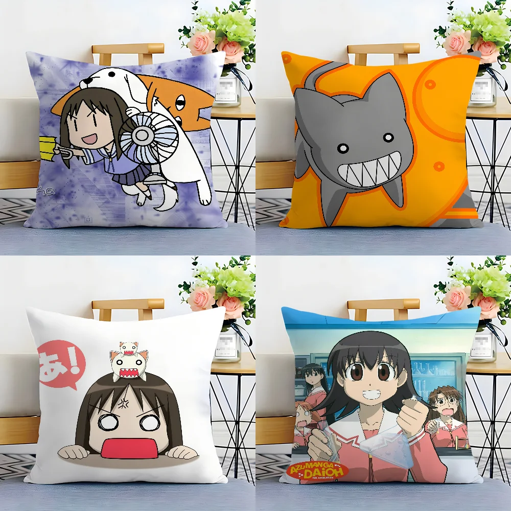 Anime A-Azumanga Daioh Pillow Case Plush Fabric Soft  Pillowcase Double Sided Print Cushion Cover Household Gifts