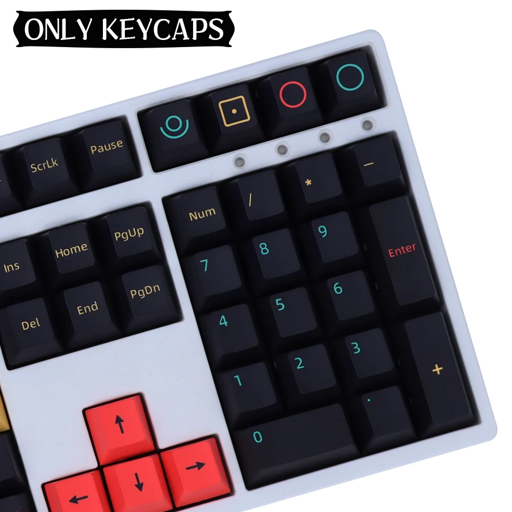 Metropolis personalizou keycaps cherry profile dye sub keycap para gmk cherry mx switch 64/68/87/96/980/104/108 teclado mecânico