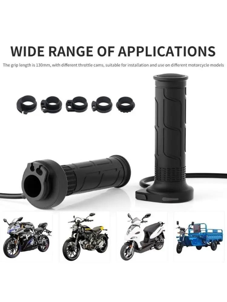AliExpress 2025 New Universal Motorcycle Heated Handlebars Rubber Top Power Optimization for Bike