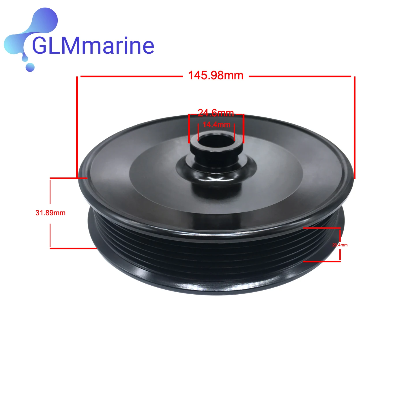 861578 Power Steering Pump Pulley For MerCruiser MAG MPI BRAVO ALPHA Stern Drive 8M0150723 Sierra 18-8297