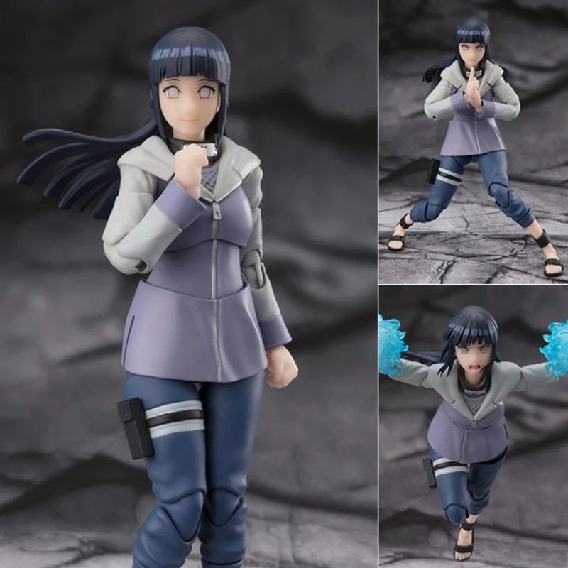 

Оригинальная коллекционная фигурка BANDAI SHF Наруто Шиппуден Хината Хьюга из ПВХ, 100% подлинная, модель для коллекции, игрушка, подарок