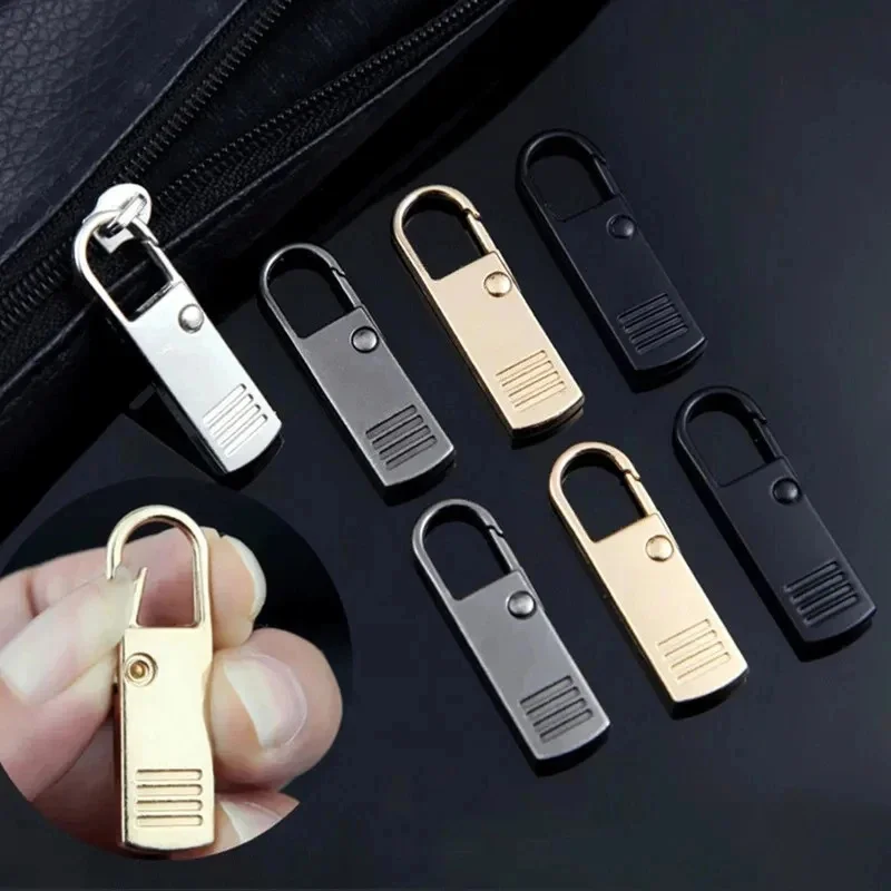 5-20Pcs Zipper Slider Puller Instant Zipper Repair Kit Replacement For Broken Buckle Travel Bag Suitcase Zipper Head DIY Craft