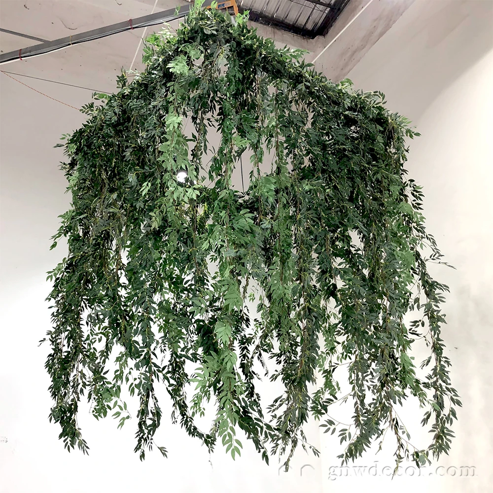 

2025 new design artificial green wall wedding natural background ceiling decoration flowers and wreaths wedding