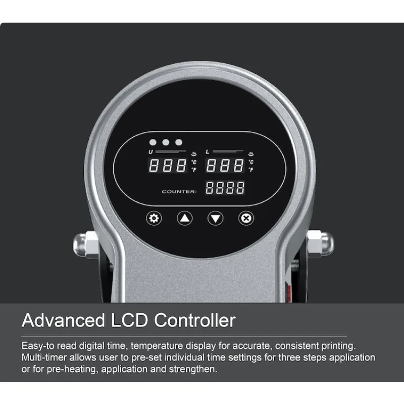 【2026】طابعة DTF التجارية ثلاثية الأبعاد ذات التنسيق الكبير، آلة نقل الحرارة، ضغط قابل للتعديل لتي شيرت، مستلزمات الحدائق الأخرى