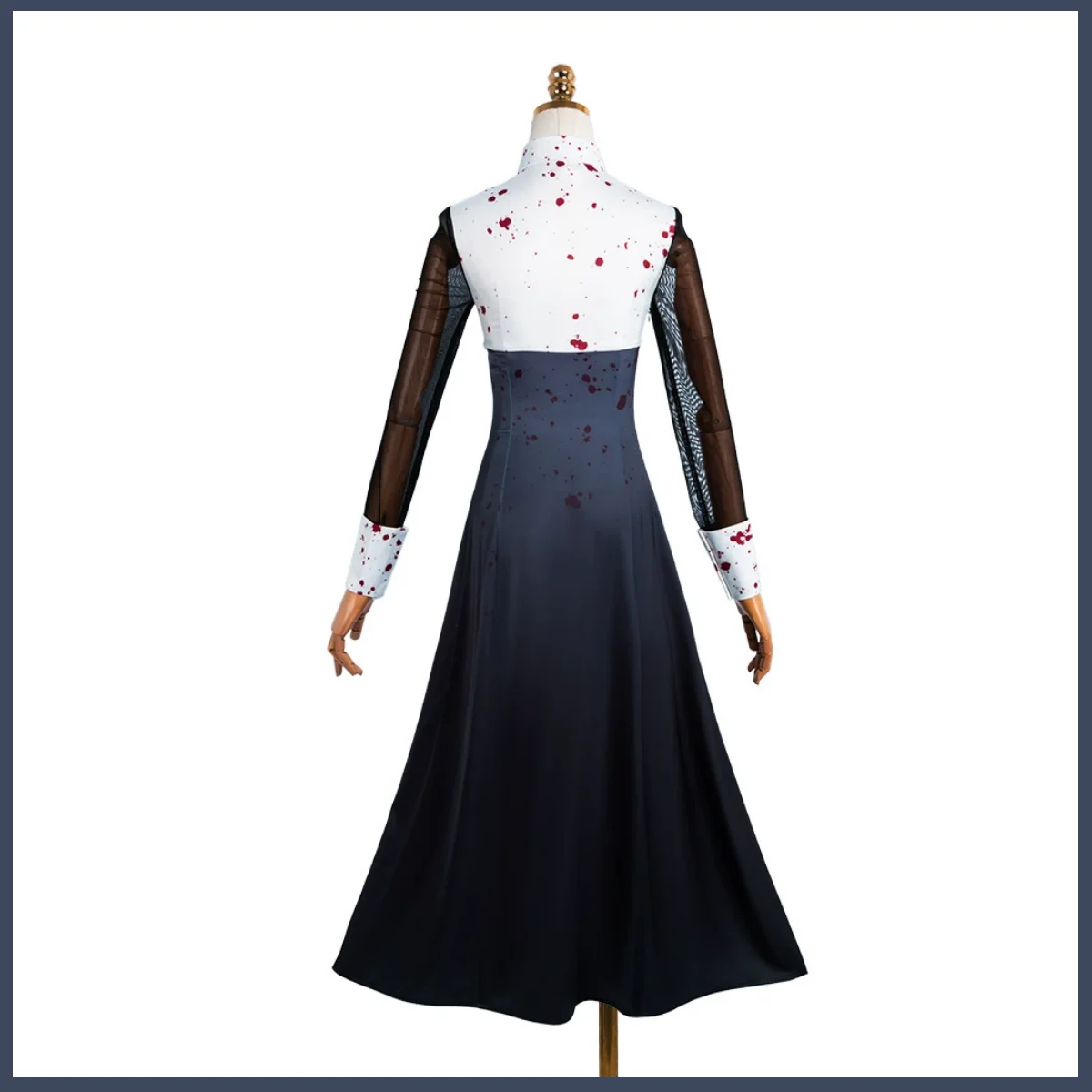 Anime My Dress-Up Darling Kitagawa Marin Cosplay Costume Nun Black and White Dress Wig Woman Sexy Christmas Carnival Suit