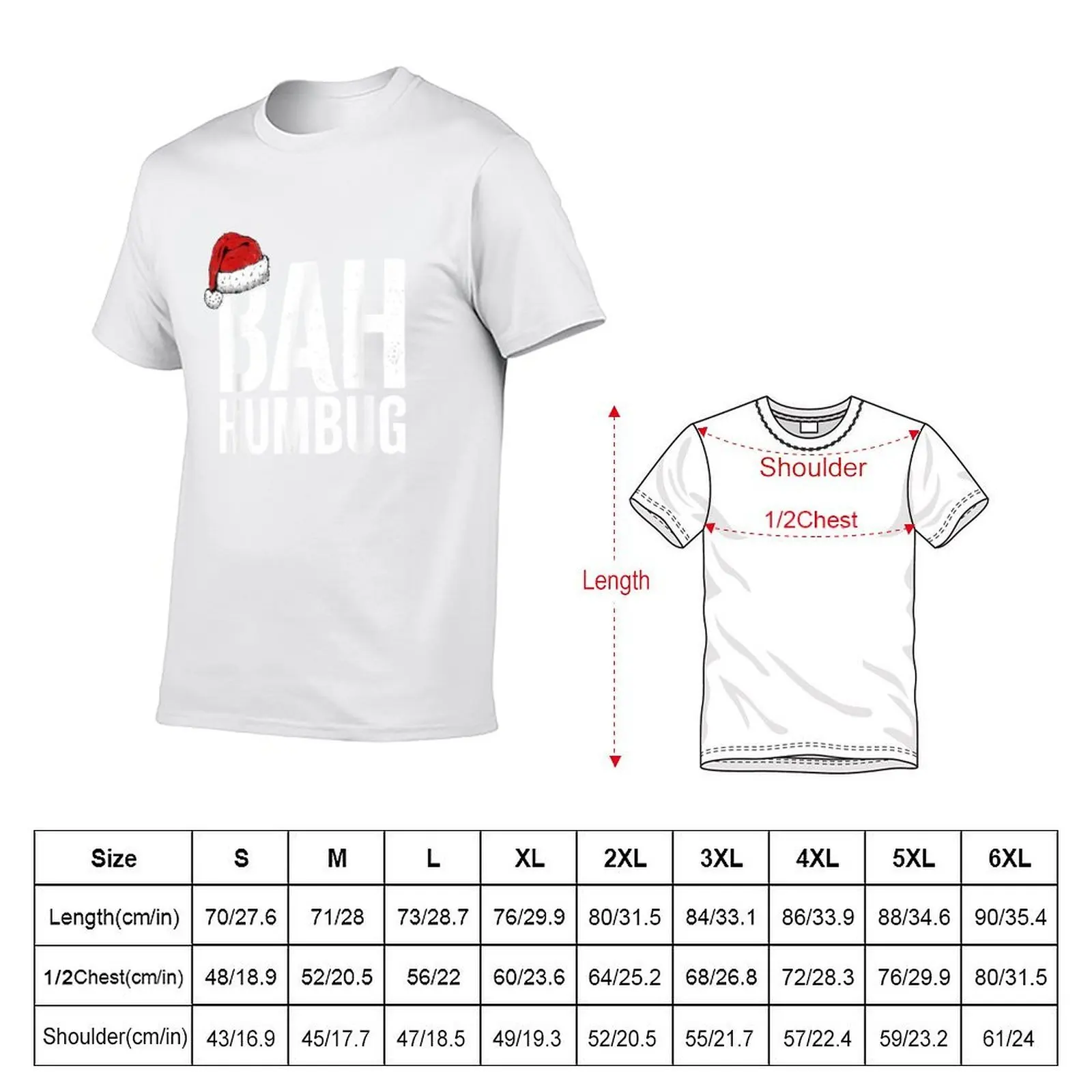 BAH HUMBUG T-Shirt man t shirts high quality luxury brand printed t shirts for man T-Shirt