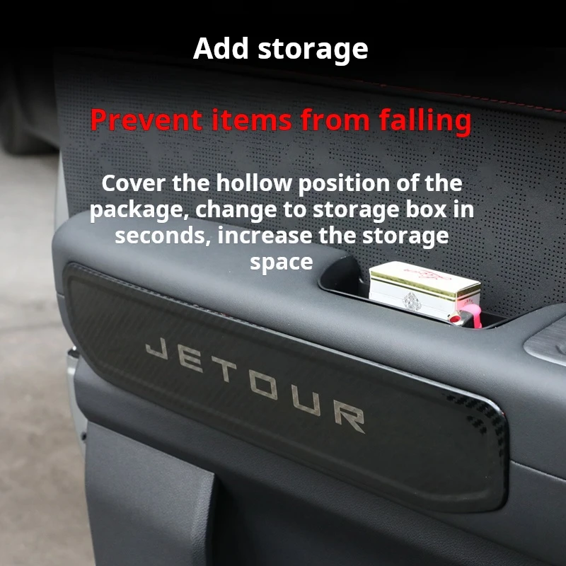 غطاء مقبض باب السيارة عالي الجودة رقعة زخرفية مناسبة لـ Jetour T2