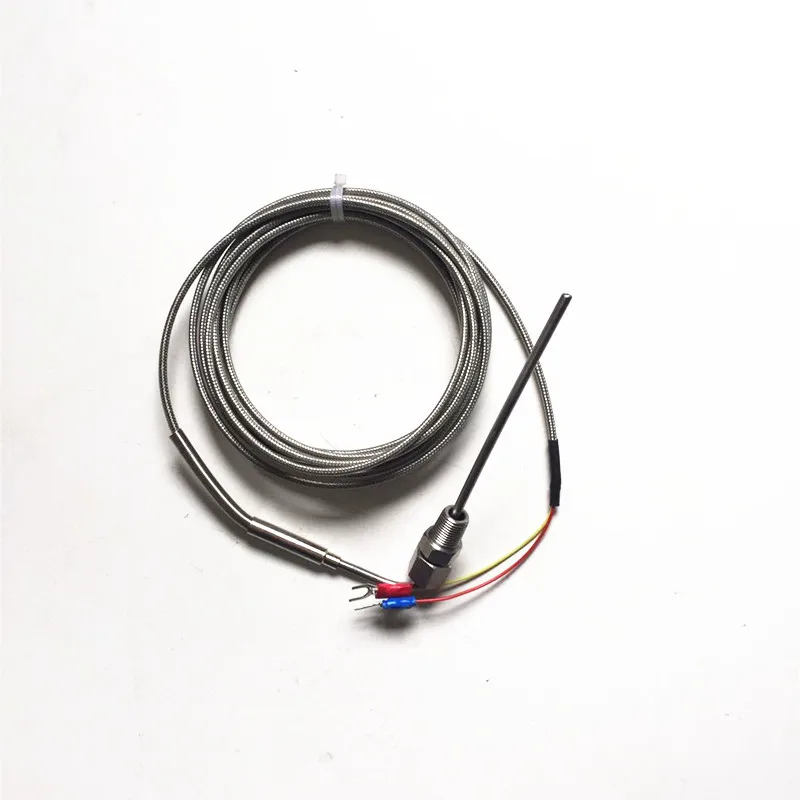 K type thermocouple WRNK-553 0-1000 ℃ line length 3 meters probe diameter 3mm90 degree angle