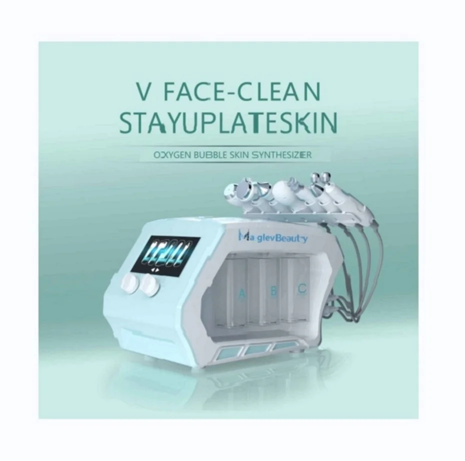 Professional 8 in 1 Hydra Plasma Clean Acne Treatment Hydra Dermabrasion Machine Oxygen Jet Peel Beauty Machine