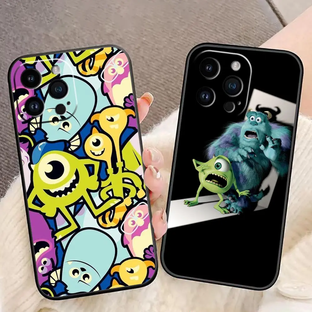 Anime M-Monsters INC Phone Case For iphone Apple 15 14 13 12 11 Pro XS Max Mini X SE 8 7 Plus Case Funda Coque Capa Shell Cover