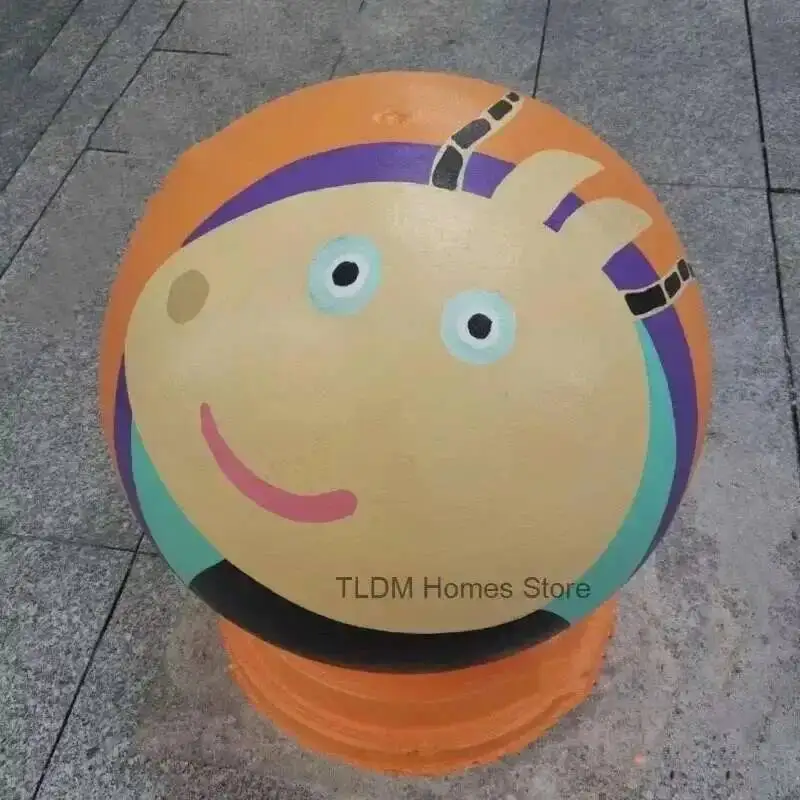 

Украшение утолщенная DIY строительная форма цементный шар садовая колонна форма баррикада сад балкон забор шар цементная форма модель T