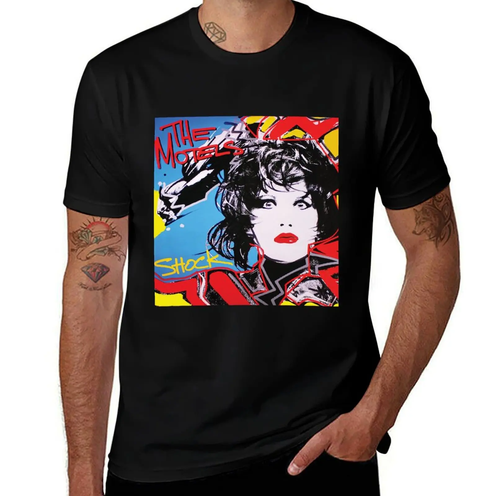 The Motels T-Shirt Basic Simple Casual Short Sleeve Tee T-Shirt