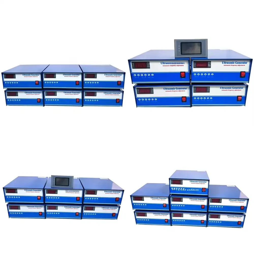Multi-Node RS485 Digital Ultrasonic System Generator Signal Source for Continuous Flow Industrial Cleaning Production Lines