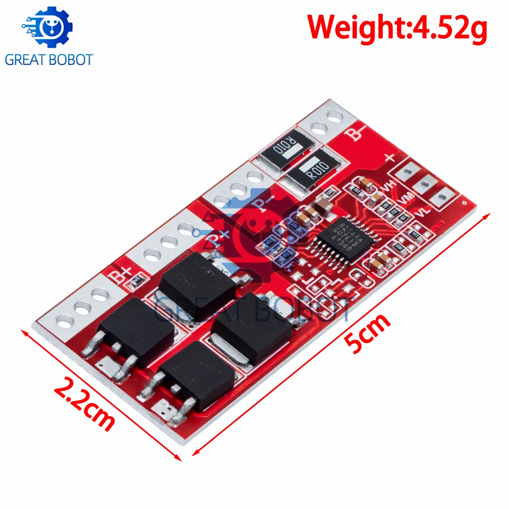 4S 30A High Current Li-ion Lithium Battery 18650 Charger Protection Board Module-14.4V 14.8V 16.8V Overcharge Over Short Circuit