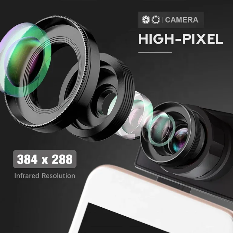 2026 IR عالي الدقة 384 Android iOS Pro-grade Thermal Imager 25 هرتز كاميرا حرارية للهواتف الذكية