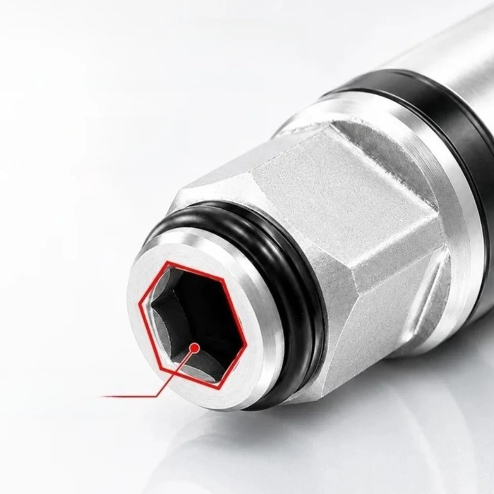 1/4 Inch Hex To 10mm Thread Drill Adapter Quick Connect Electric Wrench Socket Converter For Impact Driver Power Tool Accessorie