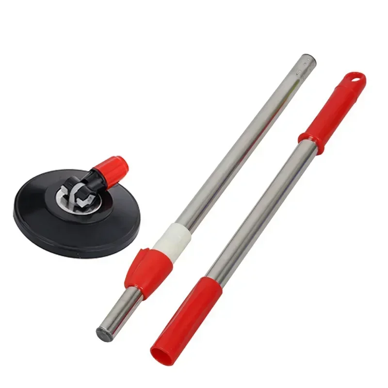 Spin Mop Pole Handle sostituzione per pavimento 360 gradi rotante Mop Pole No Foot Pedal Version Handle Cleaning Tool Kit
