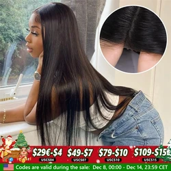 Pre Cut No Glue Bone Straight Glueless Wigs Human Hair For Women Brazilian Glueless Wig Human Hair Ready To Wear Preplucked 180%