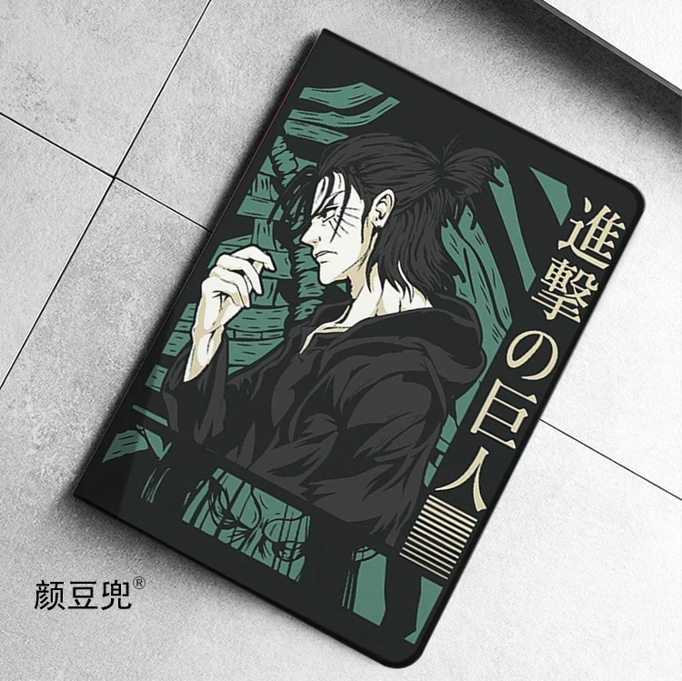 Attack on Titan Levi Anime Case For iPad 10.2 7th 8th Air 2 3 Mini 1 2 3 5 Case Luxury Silicone For iPad Air 4 5 For Pro 11 12.9