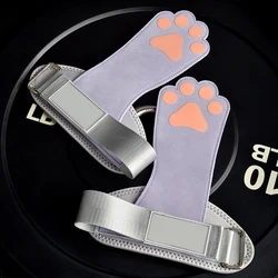 Dog Paw Shape Deadlift Strap Professional Non-slip Grip Wrist Band Fitness Palm Protector for Women