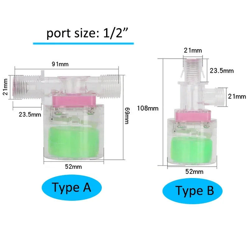 

automatic water level control valve for cistern\water tank 1/2" 3/4" float valves